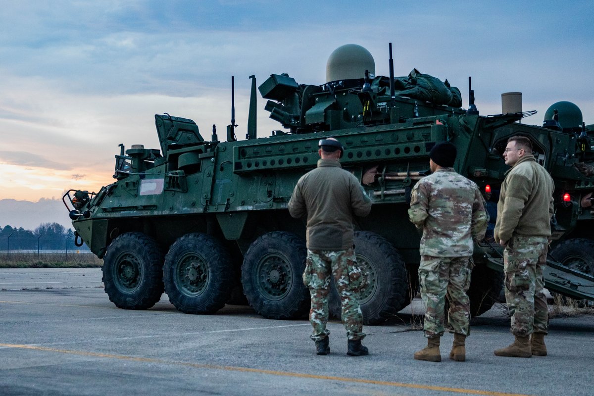USArmyEURAF's tweet photo. #BravePartner is a "short notice action planning" (SNAP) exercise where @VCorps' 2nd Cavalry Regiment #trains alongside our @NATO #Allies in Skopje, North Macedonia, and provides an opportunity to utilize augmented reality to share information in real time with on ground units. https://t.co/Sru9fBuwjs