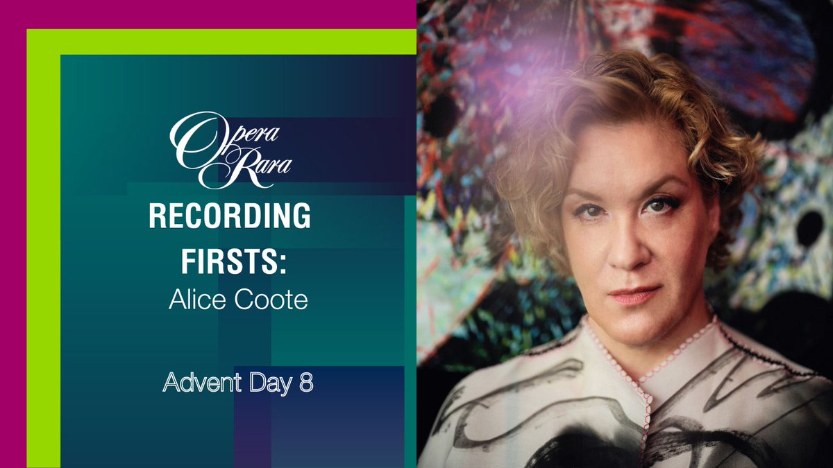 OperaRara's tweet photo. In 1995, we made our first Rossini recording Ricciardo e Zoraide featuring @AliceCoote in her first recording project.
Listen to Alice here in a scene from the opera with Della Jones: https://t.co/eEzHiaiK55
Photo (c) Phil Sharp
#RecordingFirsts #TrackOfTheDay https://t.co/36TfLd9Y3F