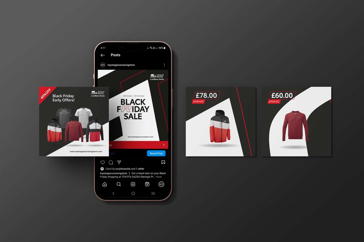 🏁🏆 We're thrilled to have powered up the Pre-Black Friday season for TOYOTA GAZOO Racing! 

Make sure to follow them! @toyotogazooracingstore

 #MomentumPartners #BlackFridayDeals #TOYOTAGAZOORacing