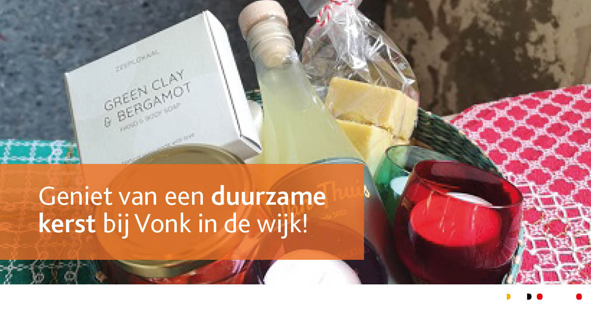 December is een maand vol gezelligheid en leuke activiteiten. Geniet bijvoorbeeld van een duurzame kerst bij Vonk in Hilversum. Vonk organiseert een kerstmarkt, verkoopt duurzame kerstbomen en heeft een uniek kerstpakket samengesteld. 👉🏼 vonkindewijk.nl. Veel plezier!