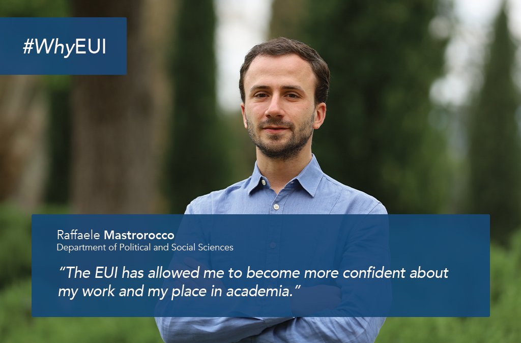 EUI_EU's tweet photo. #WhyEUI

"I have found a welcoming atmosphere that provides me with stimulating intellectual exchanges."

👉 @RaffaeleMstr, @eui_sps #PhD researcher on how the EUI has shaped his academic journey.

📆 Apply by 31 January 2024
➡️ https://t.co/W11jlNyRVR https://t.co/nSKm2eBPPV