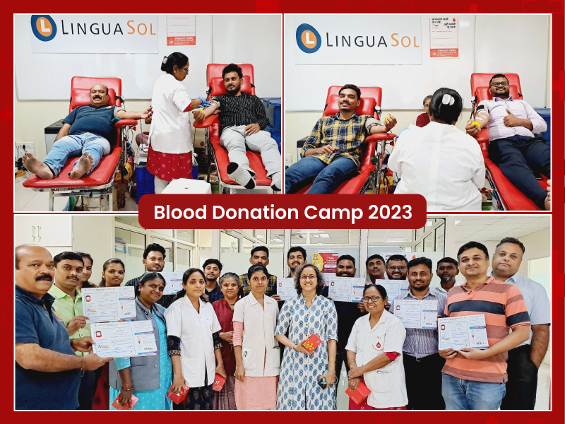 On Thursday, December 7th, 2023, @LinguaSol organized a #BloodDonation camp for the team. 🧑‍⚕️

We received a great response to this noble cause and raised awareness about the imperative need for voluntary blood donation in our society.💯

#LinguaSolBloodDonation #HealthIsWealth