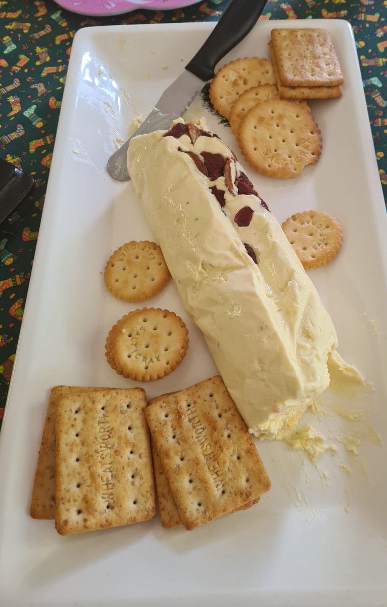@DairyGivesYouGo We have a family tradition we simply have to make this Cheesy Nut Log every year. I am 40 this year and we have been doing it since I was a child. Fond memories of eating it with crackers. #EnjoyDairy #DairyGivesYouGo