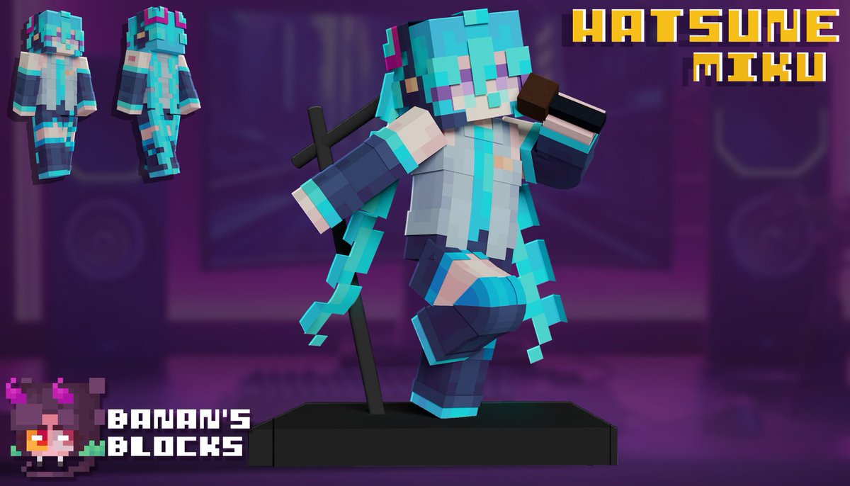 Banan's Blocks on X: 🔹Skin Redesign 🔹 Skin for @ minecraft