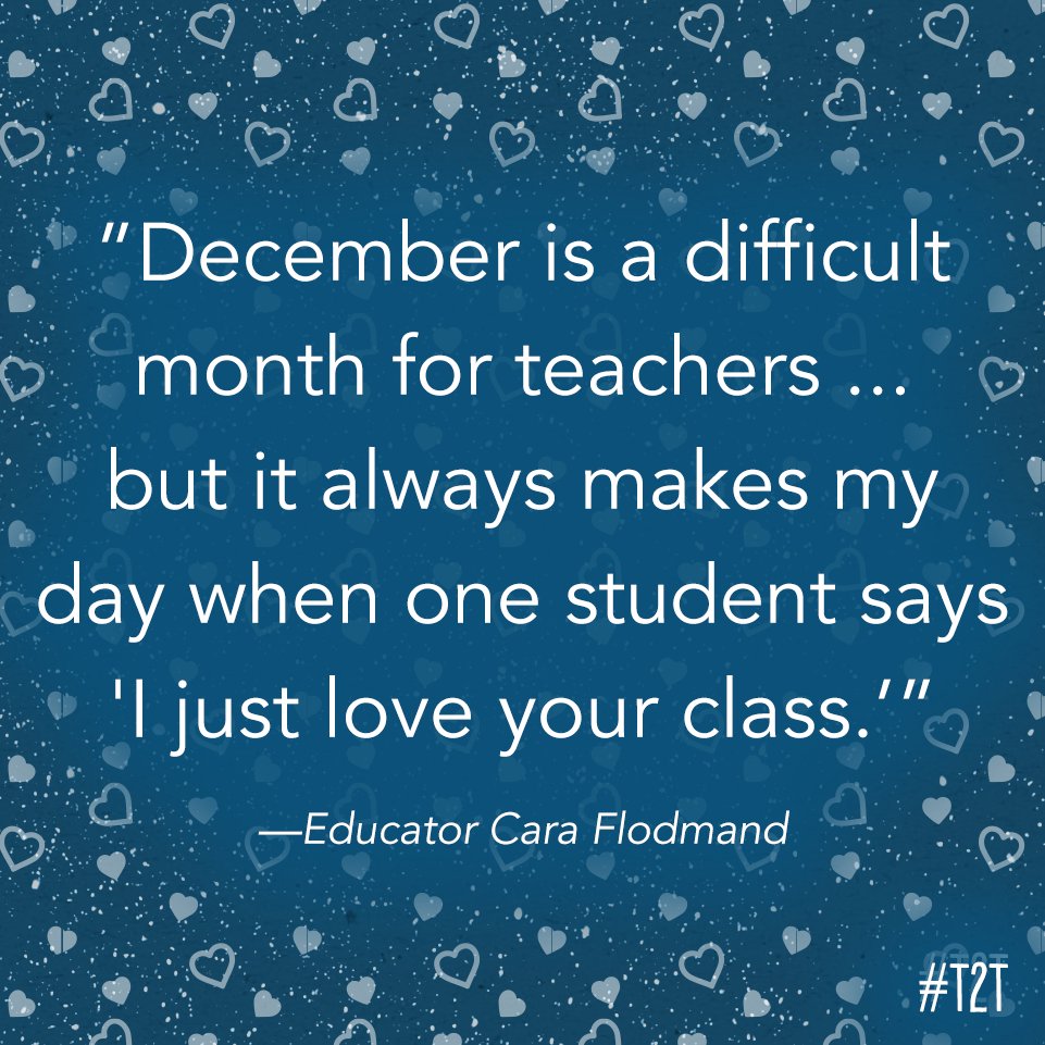 What keeps you going during those last few weeks before break?

For educator @MissEduTech, it's moments like this! #ChampForKids