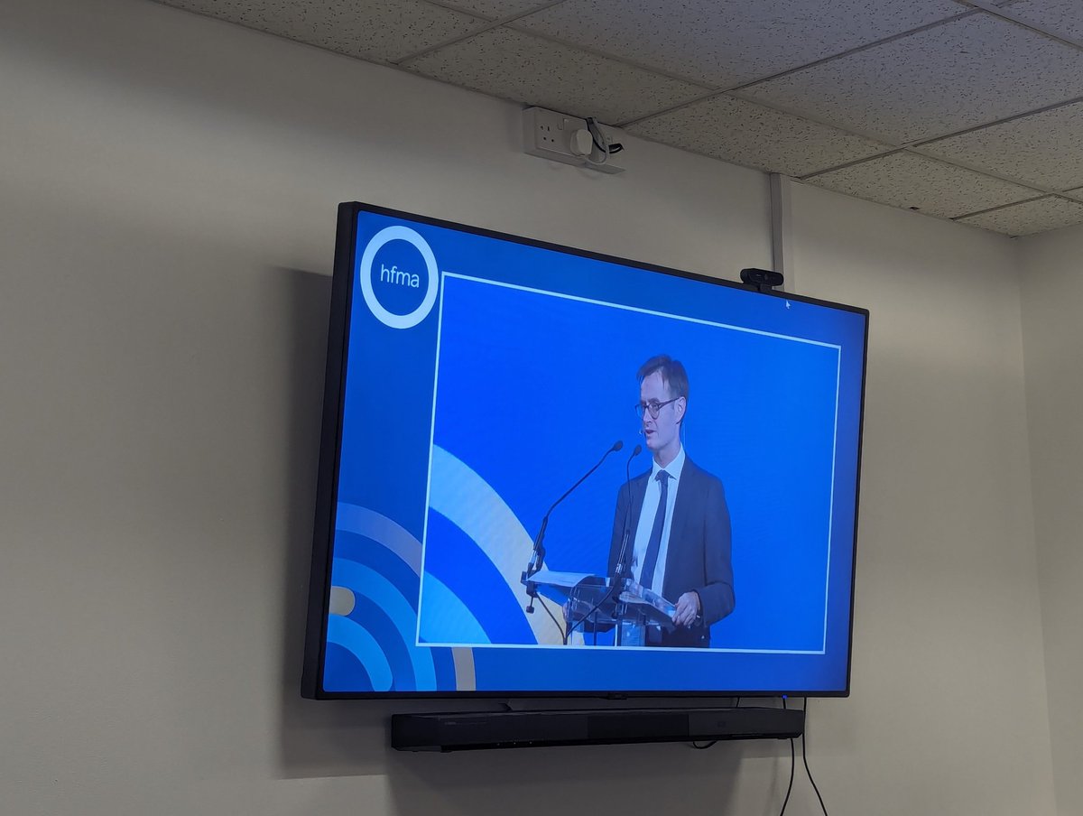 Time to hear from the big boss about what we're going to be working on for the next year! #keyfinancepriorities #hfma2023 <a href="/HFMA_UK/">HFMA</a>