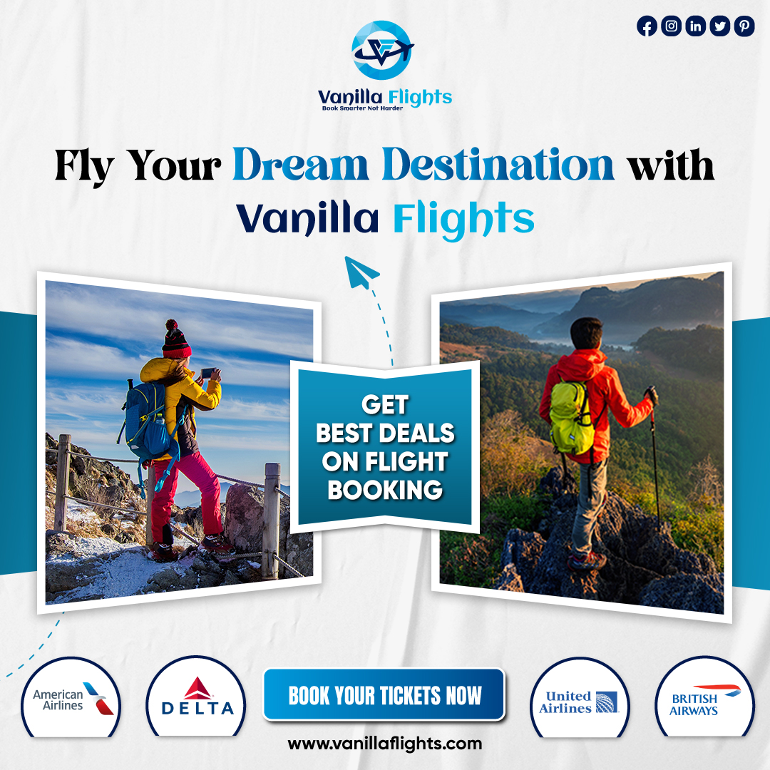Get the Best Deals On Flight Booking🛫💸
Fly your dream destination with vanilla flights...🎫 
.
.
.
#vanillaflights #BudgetGetaway #BookNow #flightbooking #travel #flight #booking #trip #vacation #UnlockSavings #SydneyDreaming #flights #flightdeals #travelgram #timetotravell