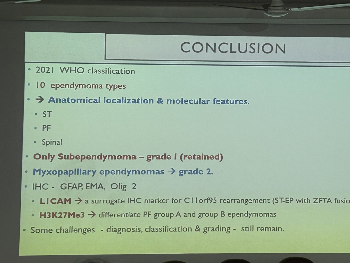 pathridle_susan's tweet photo. Neuropathology _ Glioma , Ependymoma #Apcon2023 #PathX
#Pathtwitter
#pathboards #pathology #neuropath https://t.co/0x2c31EGAn