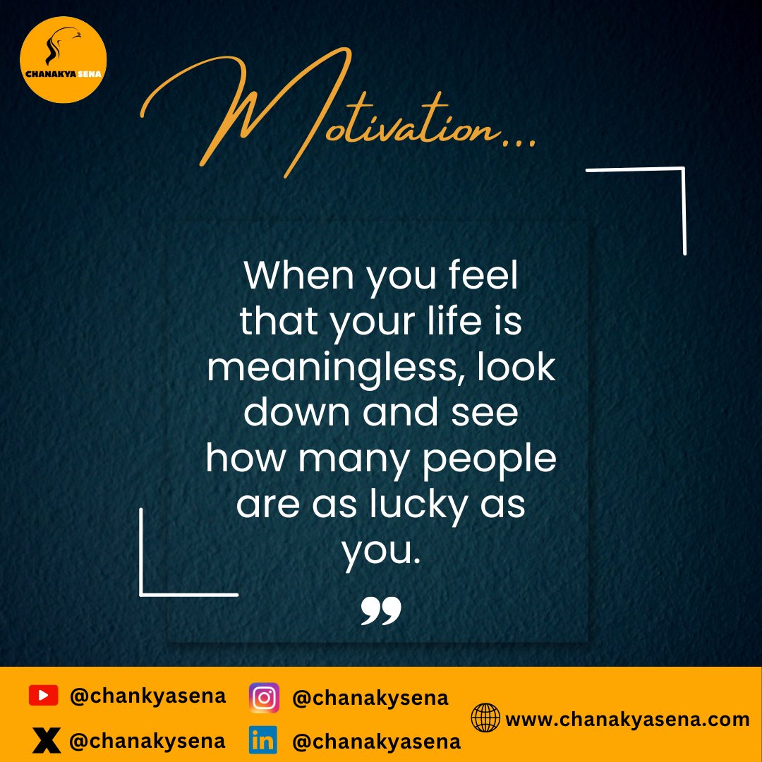 When you feel that your life is meaningless, look down and see how many people are as lucky as you. #chanakyasena #MahuaMoitra #DestinationUttarakhand #IndiaBiennale #KhushiKapoorAsBetty #viralvideo #Devara #IndianArmy #ChennaiFloodRelief #DeepikaPadukone #GeetuMohandas