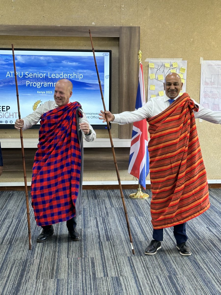 The end of a stunning 2 weeks leadership programme that n Kenya! I think the students liked us. Marvellous talent, privileged to have built police leadership capability! #police #training