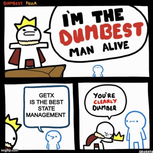 ui_flutter's tweet image. I woke up &amp;amp; chose violence 

Getx&amp;gt;&amp;gt;&amp;gt;&amp;gt;&amp;gt;&amp;gt;