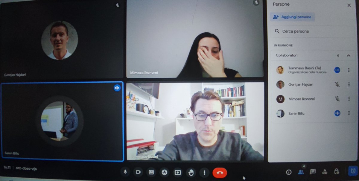 AHEAD_cby's tweet photo. 📌Online December meeting held yesterday between all #AHEAD’s project partners. Representatives from #ARESEL (Romania), University of Bari (Italy), YSC (Albania) &amp; BRAVO (Bosnia) met for discussing the main next steps for project’s implementation - #AHEADPROJECT #erasmusproject https://t.co/GbGYn3REpJ