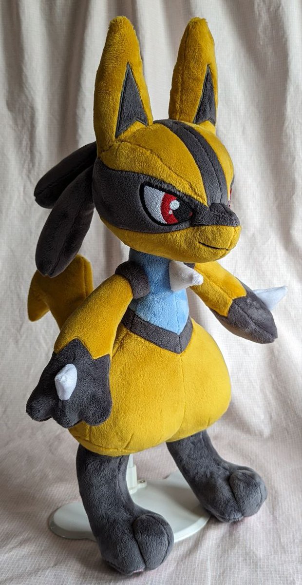 Shiny Lucario 8-bit Plush