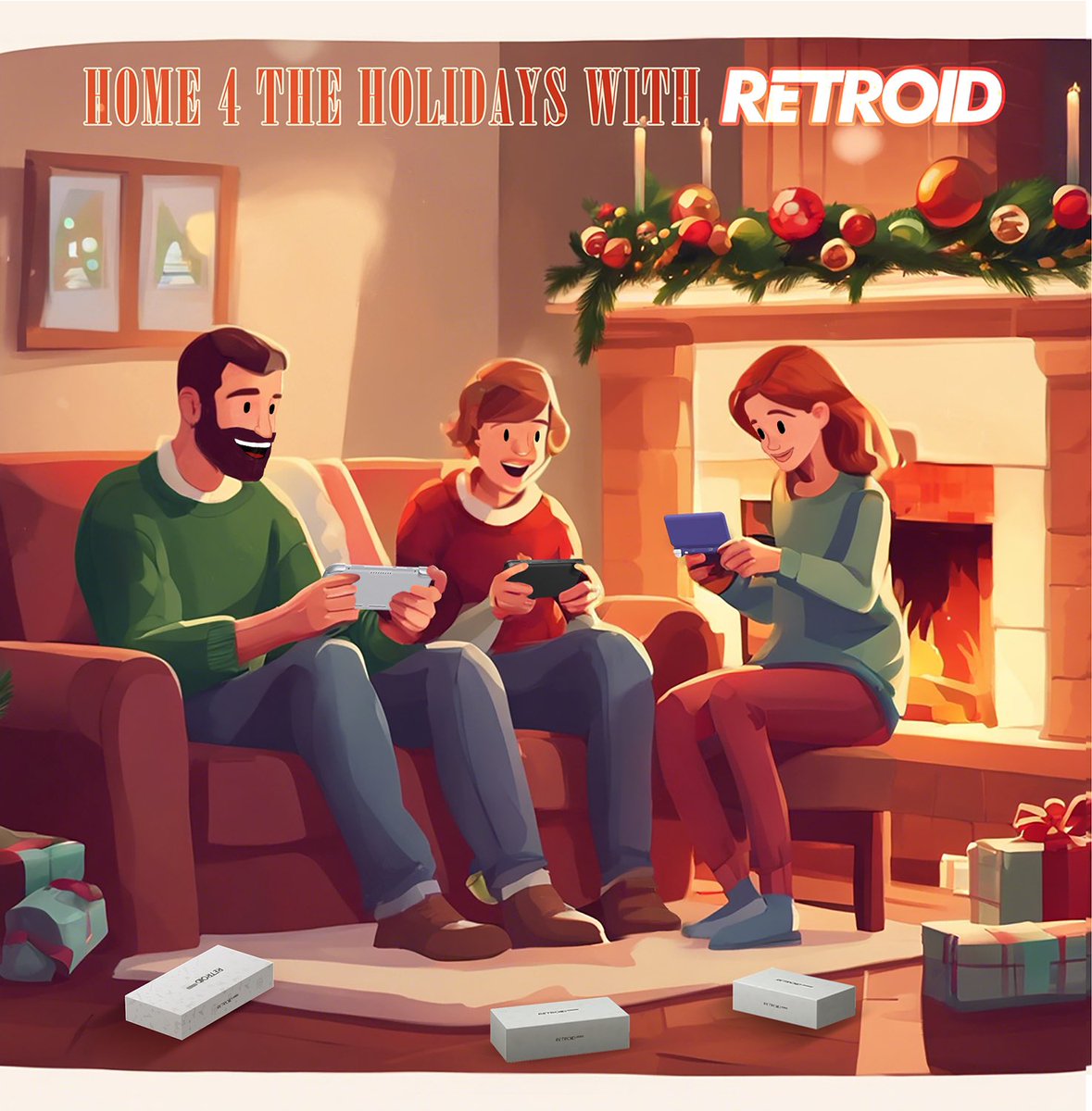 Bring Retroid home this holiday season. The perfect gift for the retro gamer in your life. 
goretroid.com