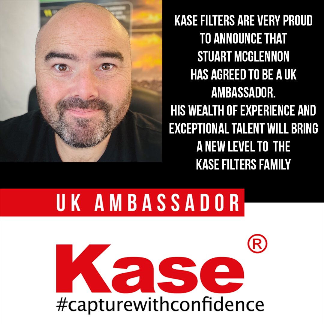 We are exceptionally proud to have Stuart McGlennon as one of our UK AMBASSADORS! Stuart has been with Kase Filters for many years as a pro partner and in that time we have seen him get recognised as one of the UK’s leading landscape photographers @lensdistrict