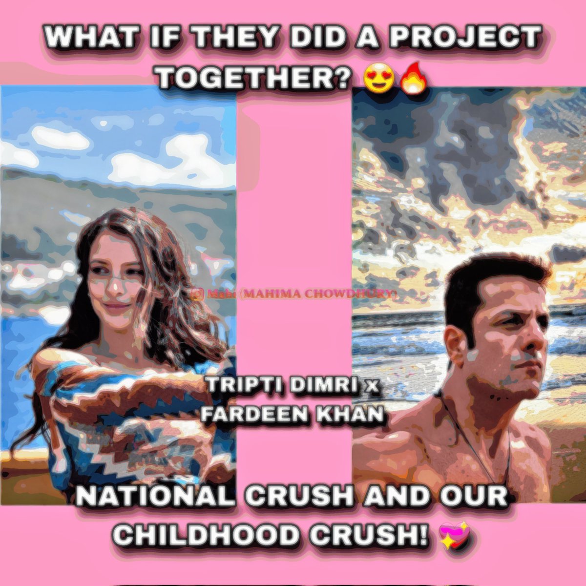 Mahima_edits97's tweet photo. Do you wanna see BHABHI 2 and BABYY together? 😂❤️
.
.
#TriptiDimri #TriptiDimriFans #AnimalMovie
.
#FardeenKhan #FardeenKhanComeback #QurbaniRemake #Visfot #HeeraMandi #ShootoutAtByculla #EkPyaarKaNagmaHai #Housefull5 #RyanFirstMission #KhelKhelMein @FardeenFKhan @tripti_dimri23 https://t.co/FllZREbeRS