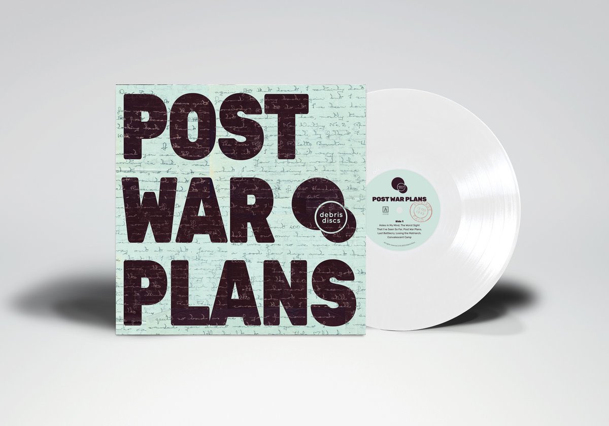 The excellent @VinylRevivalMcr is now stocking my debut album ‘Post War Plans’. Do pop up in and have a look around, loads of great records and T-shirts in there. Thank you Colin for the support.