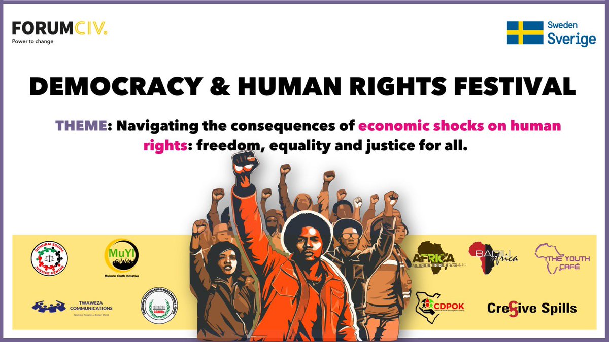 How is Economic Shock affecting your rights as a woman in Kenya? 
Freedom, Equality, and Justice for All!!
#CWIDGender
#HakiKwaWote
#DemocracyandHumanRightsFestival