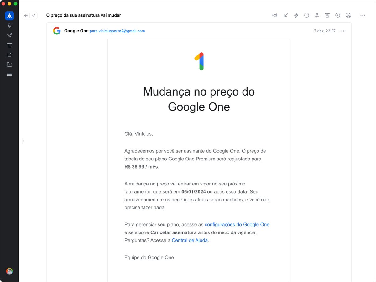 Mudar os preços de assinaturas  Sistema de faturamento do Google