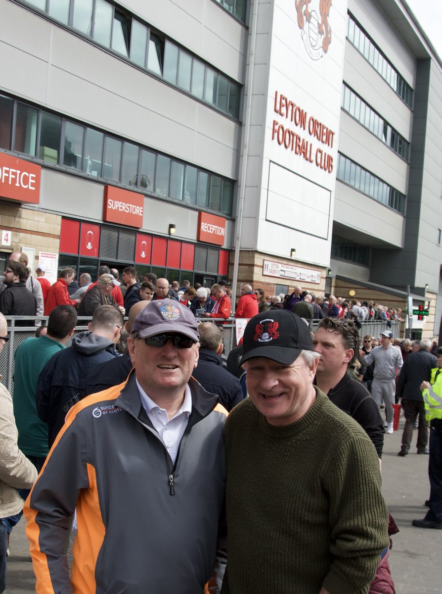 Another ⭕️ gone far to soon. last game Northampton away a few short weeks ago. a true and loyal friend to many. rest in peace Lawrence. LOFC Leyton Orient  <a href="/orientlegend/">Peter Kitchen</a>  Lol with his great mate Mark.