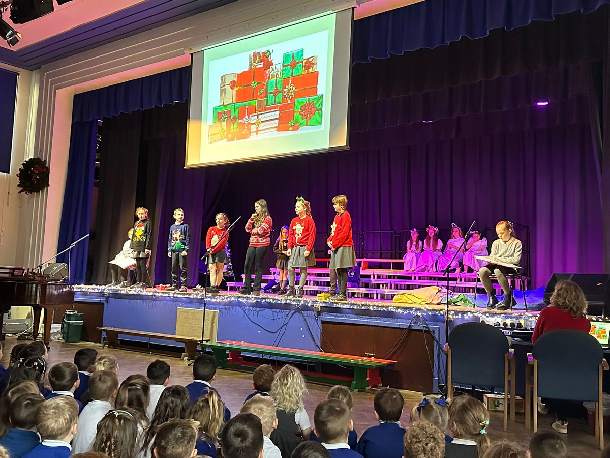 CochHt's tweet photo. Diolch @Year6BC for the lovely Advent assembly this morning. We are all feeling Christmassy now🎄 https://t.co/dSgpmnh1Oh