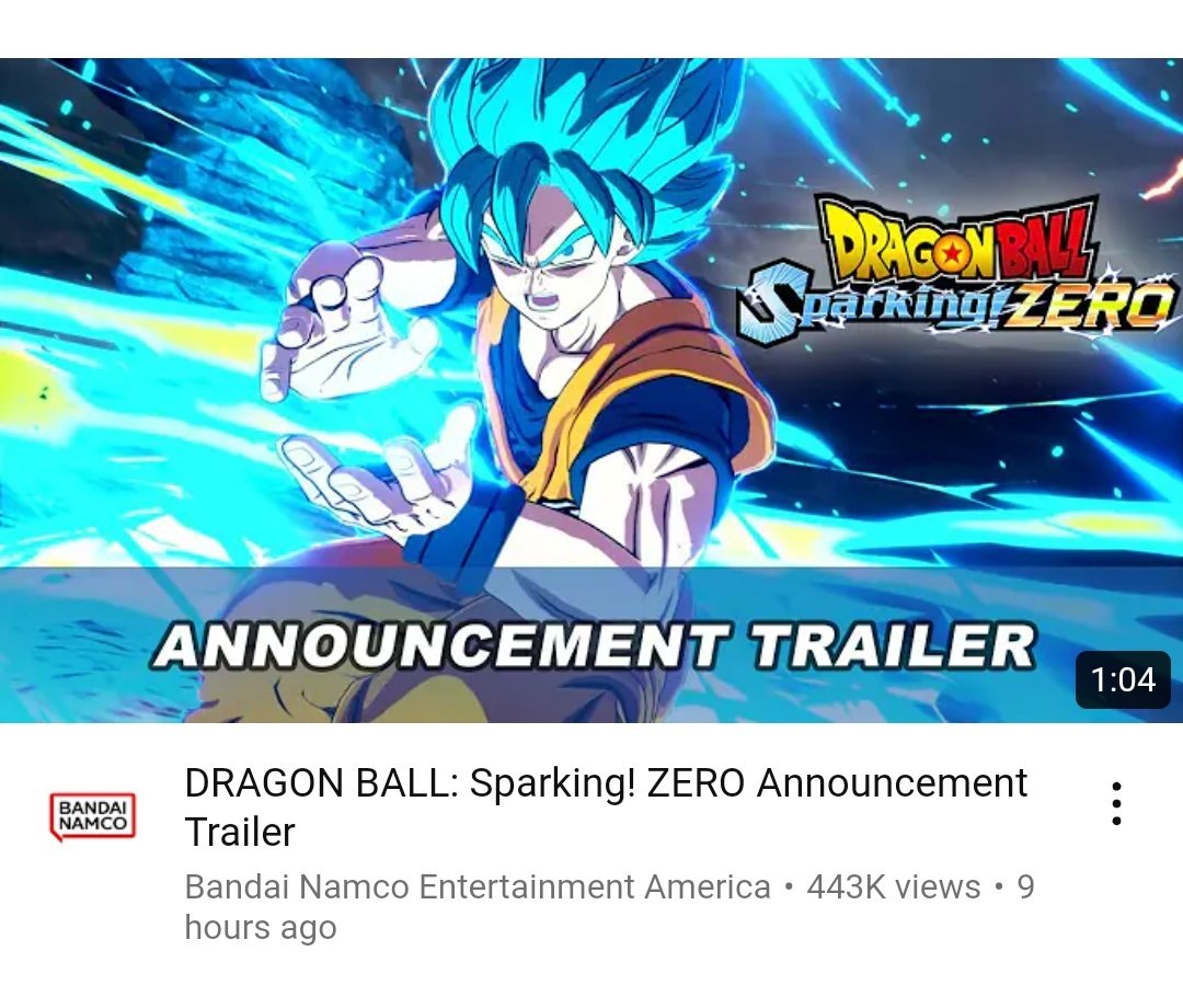 DRAGON BALL: Sparking! ZERO - Trailer de Anúncio