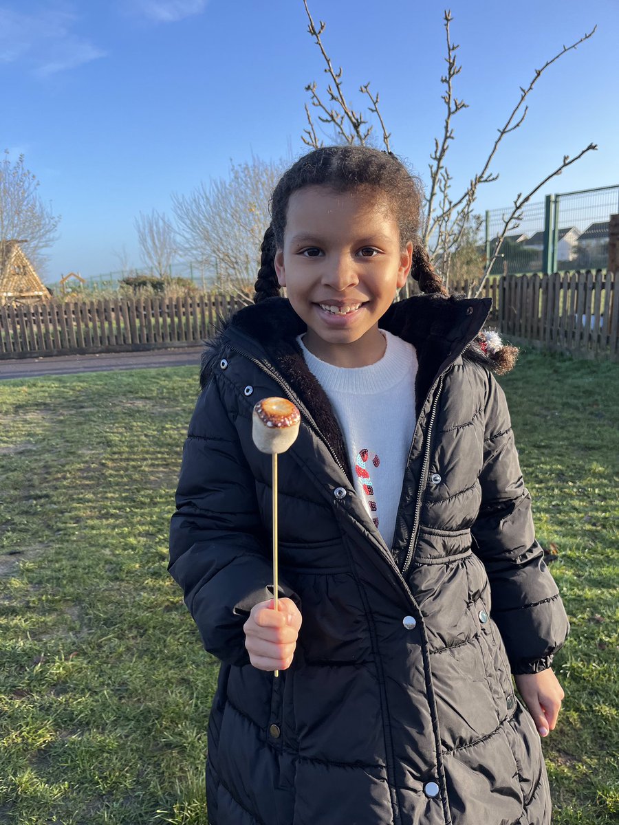Willow having a toasting good time at forest school today! Thank you Craig for an awesome half term. <a href="/AvonwoodForest/">Avonwood Forest School Friday</a>