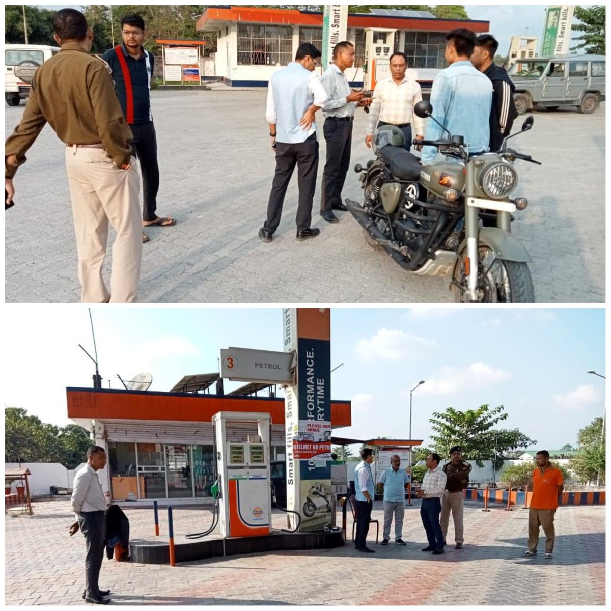 District Administration of Kokrajhar is enforcing 'No helmet No fuel' directive of DRSC Kokrajhar @AssamPolice @DGPAssamPolice @GPSingh @HardiSpeaks