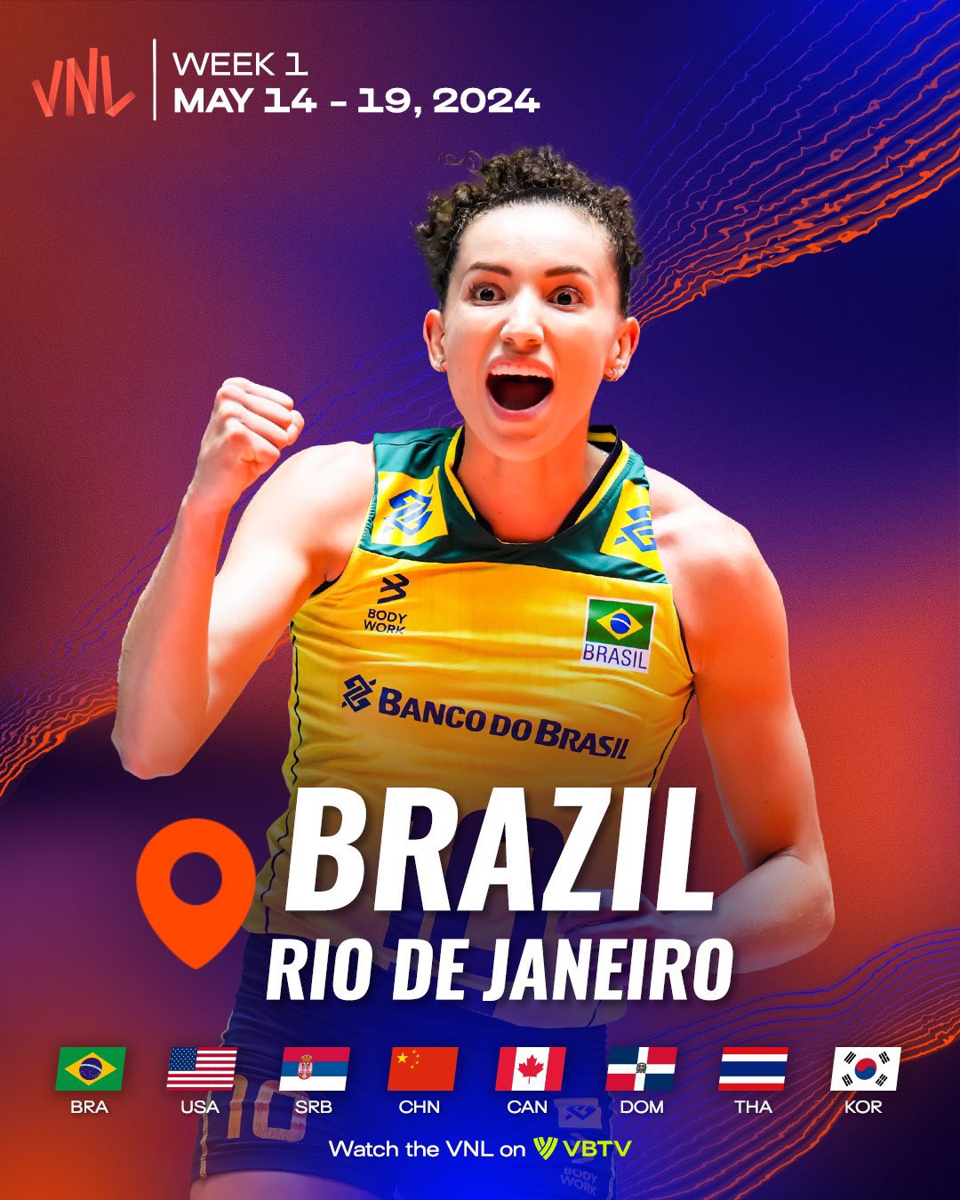 Piu Esportes on X VNL NO BRASIL EM 2024! 🏐 O Rio de Janeiro, Desfrute