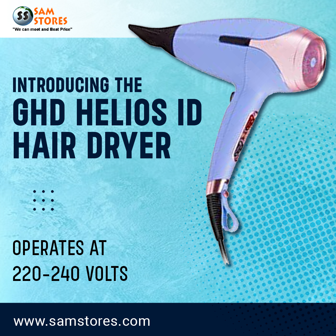 wwwsamstorescom's tweet photo. Unleash the power of perfect hair with the new #GHDHelios ID Hair Dryer. With its 220-240 volt operation, say goodbye to bad hair days and hello to sleek and smooth locks every time! Get yours now and experience the hidden truth behind salon-worthy hair.
.
#HairGoals https://t.co/CAVnCfvAmO