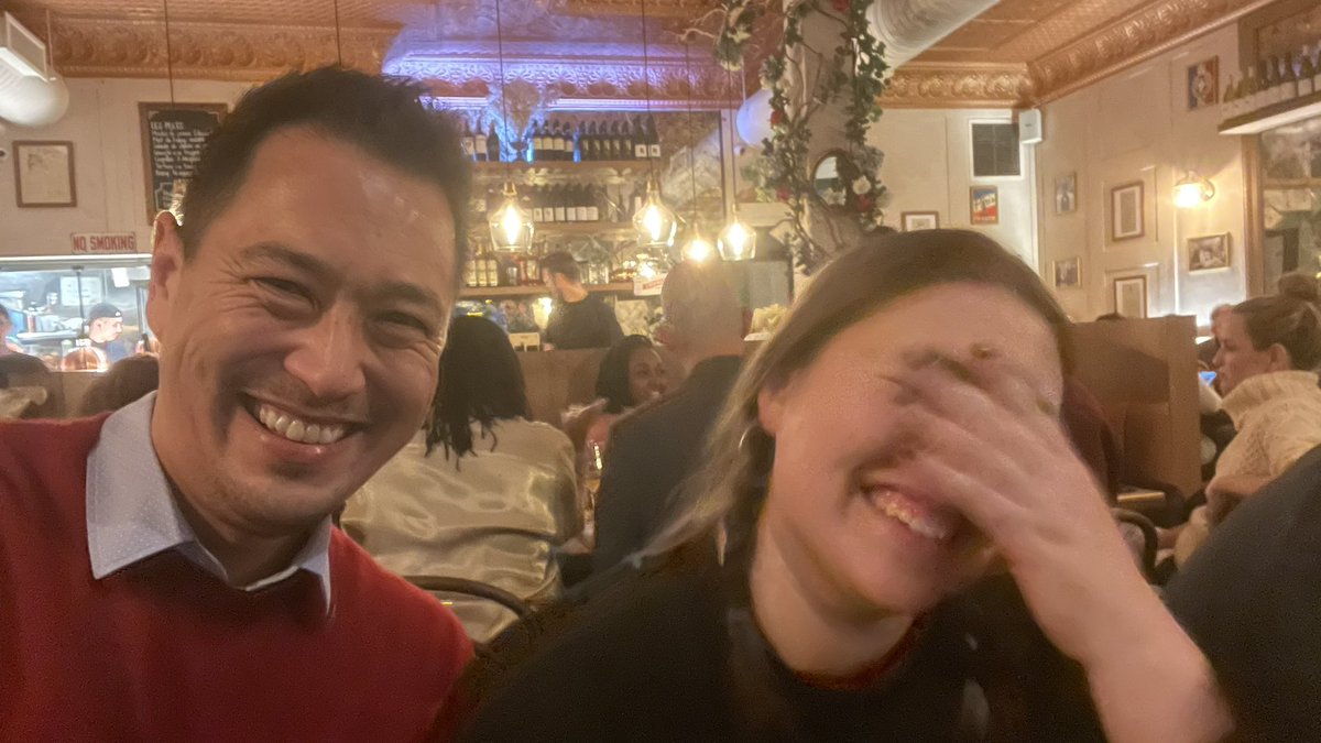 RevDrMatthew's tweet photo. An uproarious night at the Redeemer City to City Christmas party with child #3, who works for Gospel in Life, a department of RCTC.

That explains why her name is on the About page of the RCTC website.

But not why mine isn’t.

#HerTeamLovesHerMore #DoIstillHaveaJob #PartyCrasher https://t.co/ZSHrbCsftq
