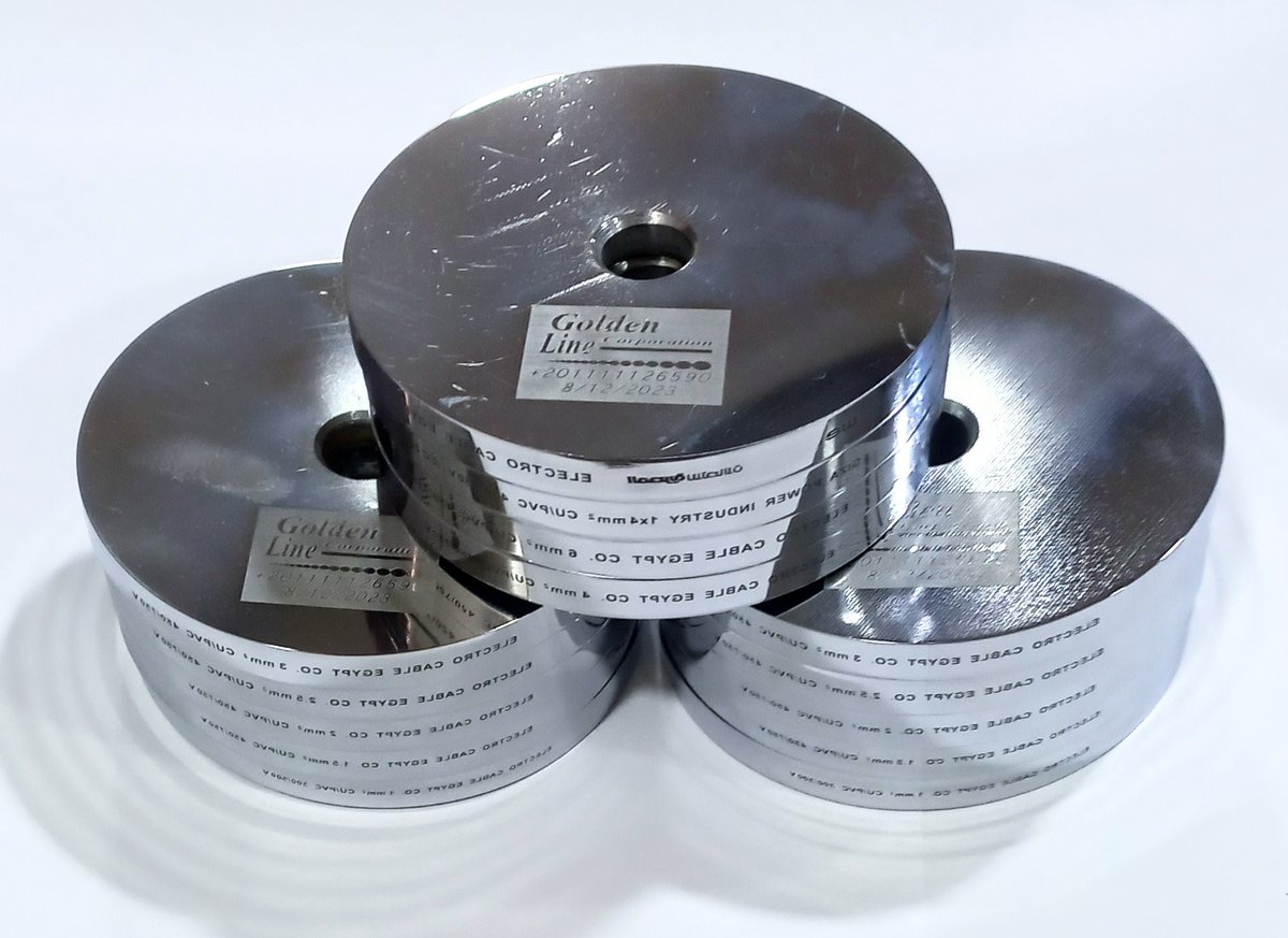 Cables Gravure Printing wheel Laser engraving will delivery to " Electro Cable Egypt Co." ( ECE )

🟠 Quality
🟠 Competitive price 
🟠 Fast delivery
🇪🇬 Made in Egypt 🇪🇬 

 #resolutions #printing #cables #inkjet #engraving #laserengraving #marking #hotstamping #cablesmarking