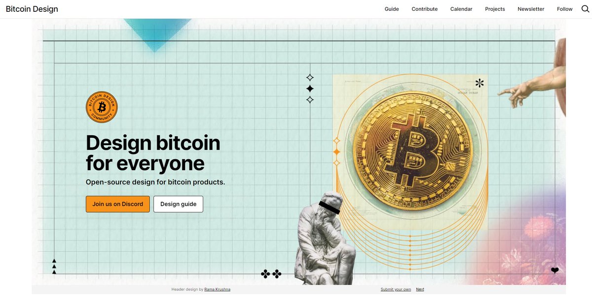 getAlby's tweet image. Do you guys know #BitcoinDesign?

One of the birthplaces of Alby and other projects, making #bitcoin projects intuitive, accessible and beautiful.

The also have a newsletter! 👇