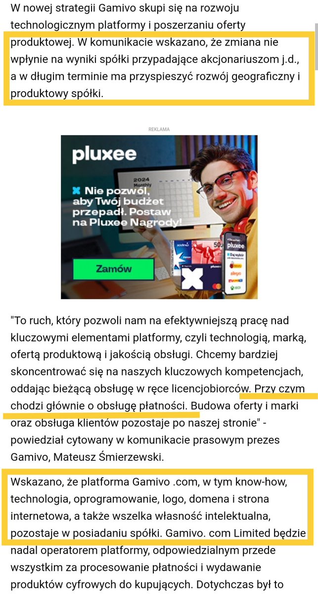 TomasNowaczyk's tweet photo. #Gamivo $GMV - spekulacyjnie po 17 mały pakiet
🔻bdb zarabiająca ale leci -26%
BO IDĄ W OUTSOURCING
🔻sprzedając obsługę płatności
🔻nie sprzedają reszty
🔻ma to poprawić efektywność
🔻komunikat mógł być źle zrozumiany, kapitalizacja po skupach i tej aferze spadła do 36mln https://t.co/q2diZd9K1N