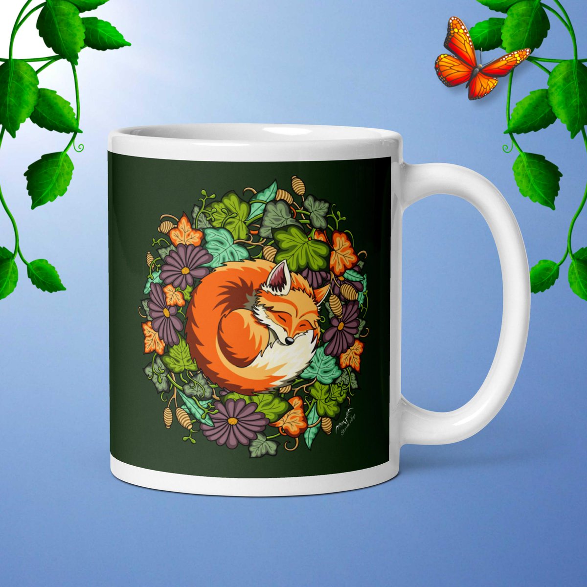 StormseyeDesign's tweet photo. Super cute sleeping fox design now available on Tees, hoodies, mugs and art prints! https://t.co/jthlZlDtYn 
#smallbusinessowneruk #originalartwork  #cottagecore #coolshirts #gifts #originalart #hoodies #mugs #forestvibes #cuteanimals #cottagecorestyle #cottagecoreart #cutefox https://t.co/ble90wVJYE