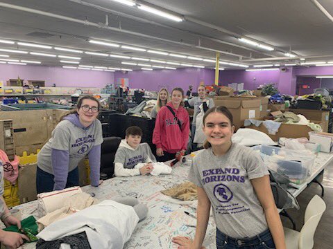 Leadership students had a great day of volunteering yesterday! #TitanUp #InspiringExcellence