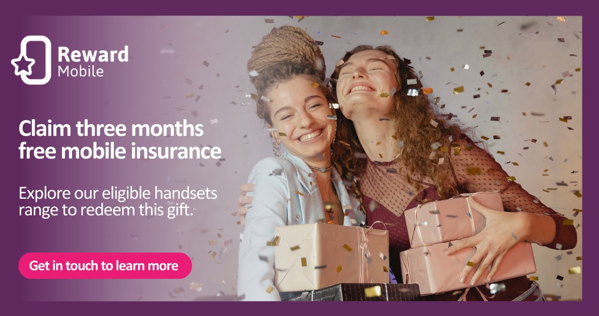 reward_mobile's tweet photo. Shop smart this Christmas and enjoy three months of free insurance on our range of eligible devices.
Don't miss out on the protection your new mobile deserves.
Get in touch to learn more: https://t.co/7Yj7e1vmie
#futureofmobile #keepingbritainconnected #bettereveryday https://t.co/rDzCPb1phC