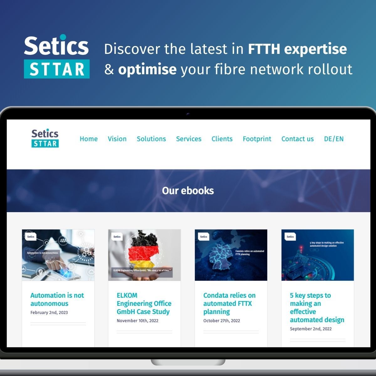 💡 Discover the latest in #FTTH expertise and optimise your #fibre #network rollout with our exclusive ebooks 👇

Read our exclusive eBooks on our website: buff.ly/47PdWDE

#ebook #FTTx #fiber #telecoms #BEAD
