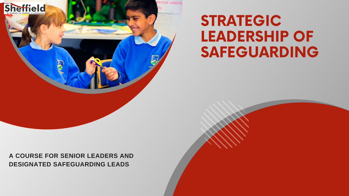 🚸 The final session of our Strategic Leadership of Safeguarding course, led by Sai Patel, is happening next week at Learn Sheffield. Get more info here: learnsheffield.co.uk/Training/Strat… Contact us at bookings@learnsheffield.co.uk to find out about later cohorts.