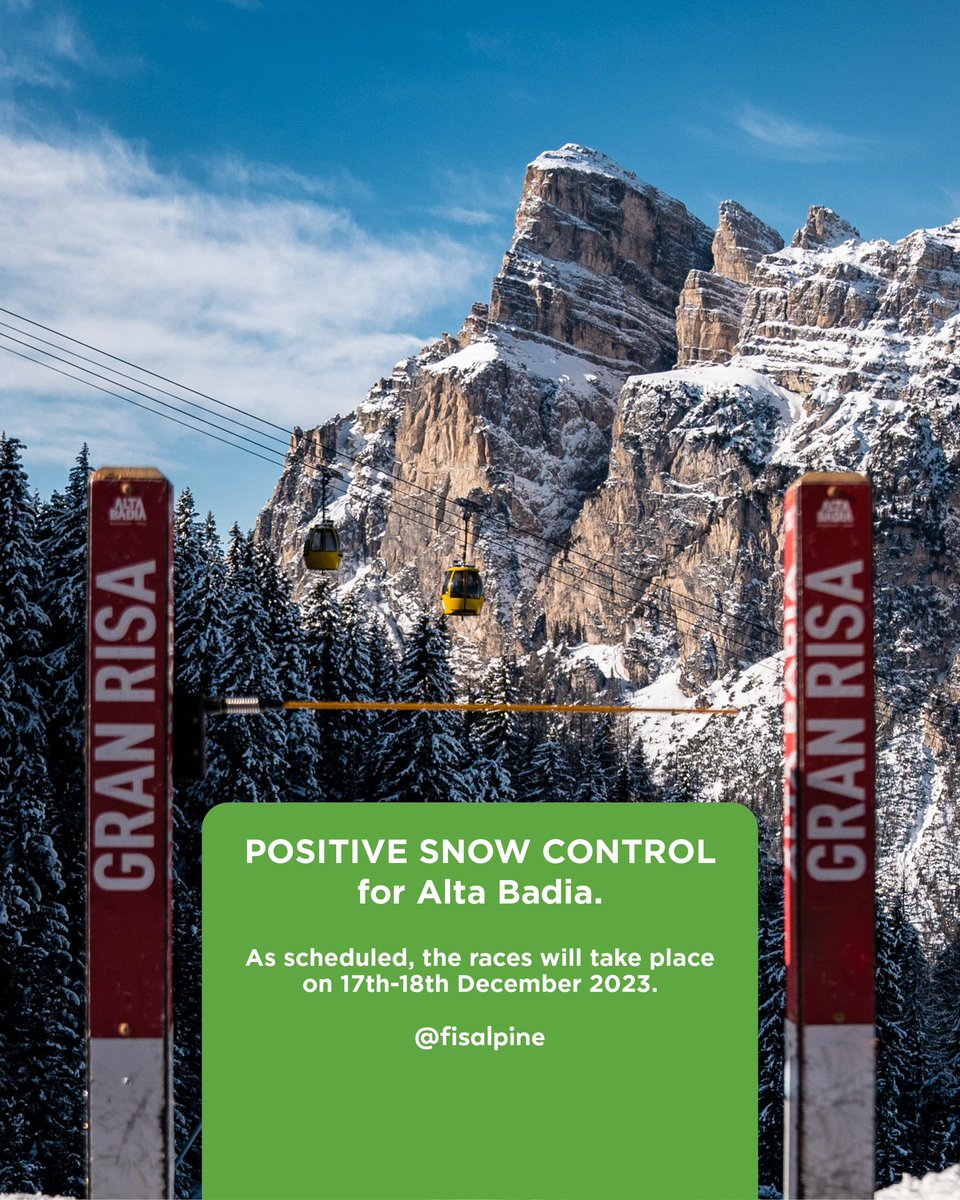SkiWorldCup Alta Badia tweet media