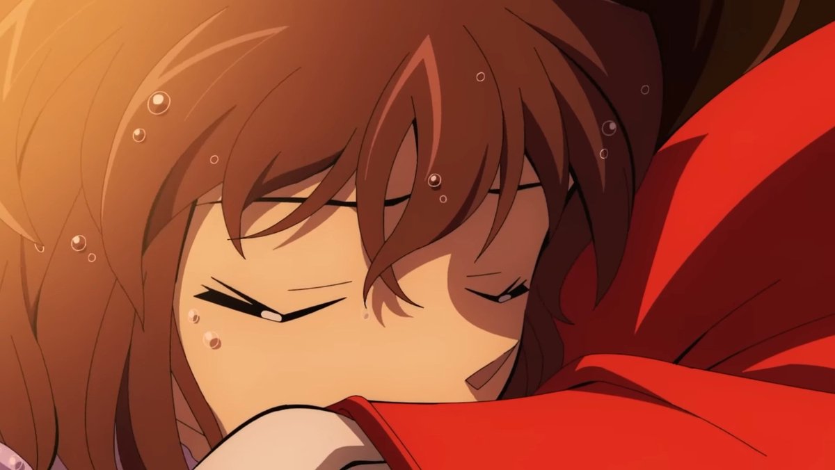 아니 이장면
나는그냥 하이바라가 란한테서 아케미 겹쳐보면서 그립고 따스한 마음에 언니... 하고 꼭 껴안는 정도인줄 알았는데
콘티에는
천천히 눈을 감는 하이바라
들켰으니 이제 란과도 만날 수 없어
말없이
↑이런거쓰여있음ㅁㅊ나..
란이랑도 다시 못본다는 생각에 저런표정을지금