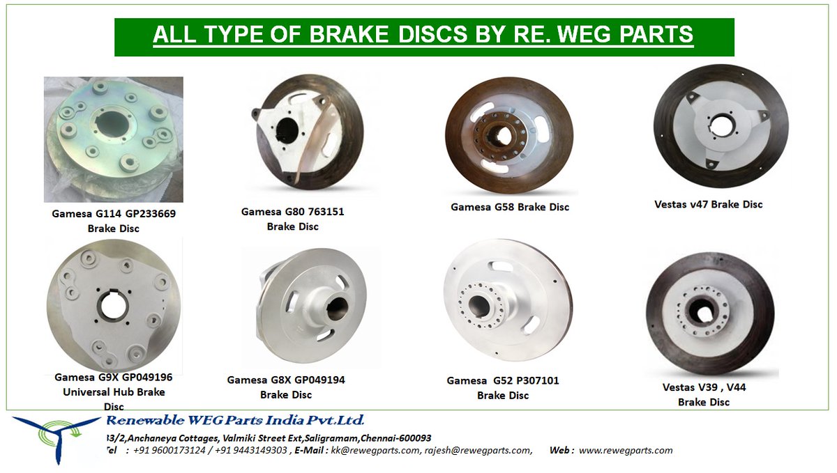 We introduce ourselves as one of the wind parts suppliers from India and Globally, We also export Wind Parts to various countries worldwide, including the USA, Brazil, Canada, Denmark, UK, and Spain.
Renewable WEG Parts India Pvt Ltd
+91 9443149303
rajesh@rewegparts.com
