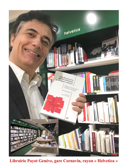 Le bonheur de voir mon livre à portée de main dans la Librairie Payot de la gare Cornavin. Un lieu de passage où se mêlent des lecteurs de tous horizons. 👉 christian-pauletto.ch/livre/ #institutions #politiques #suisses
