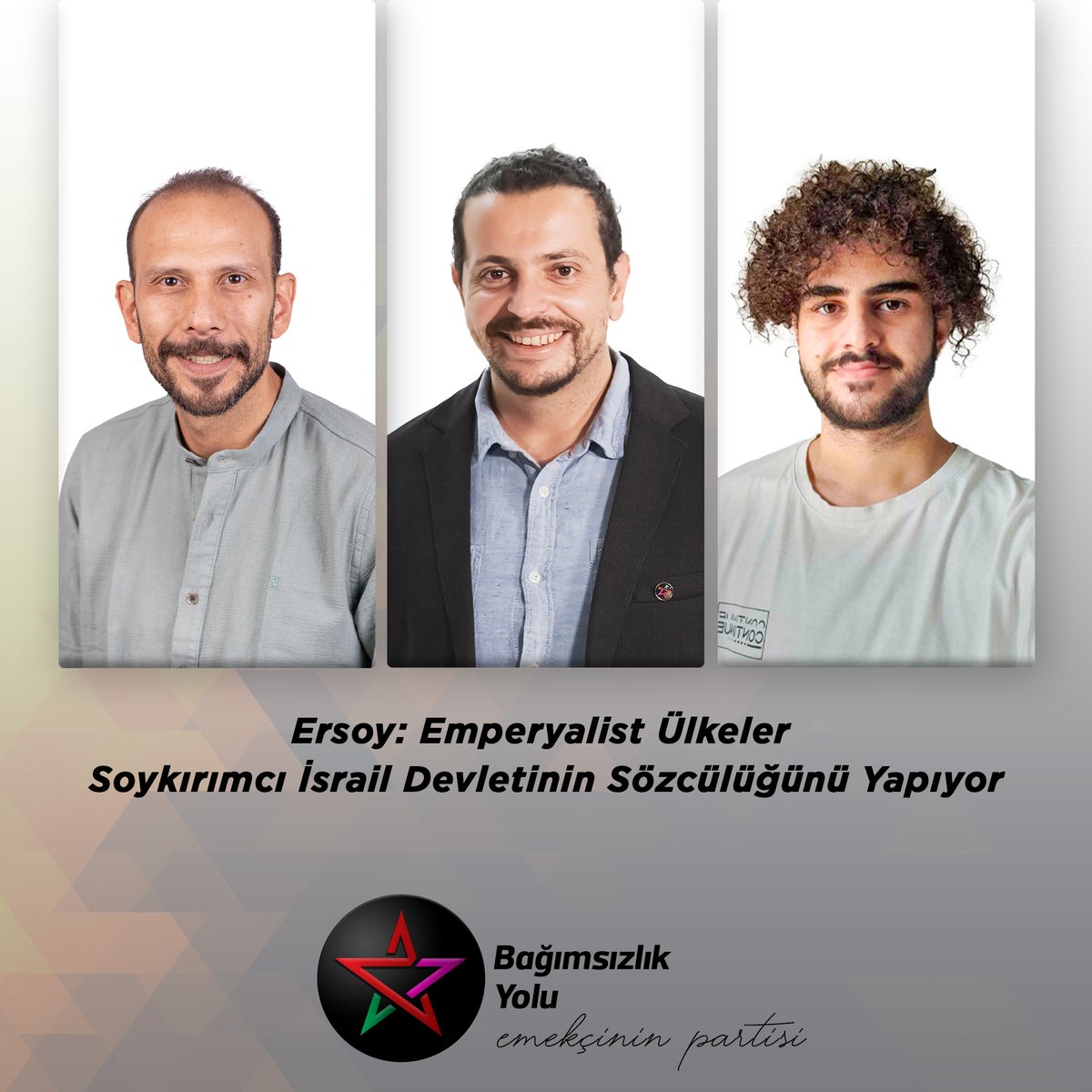 Ersoy: Emperyalist Ülkeler Soykırımcı İsrail Devletinin Sözcülüğünü Yapıyor

bagimsizlikyolu.org/ersoy-emperyal…