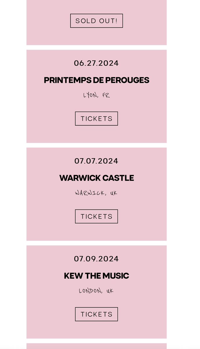 lezjc's tweet image. Looks like a nice #GSH for @mikasounds plus some festivals on the tour already 👀 @TheGlastoThingy