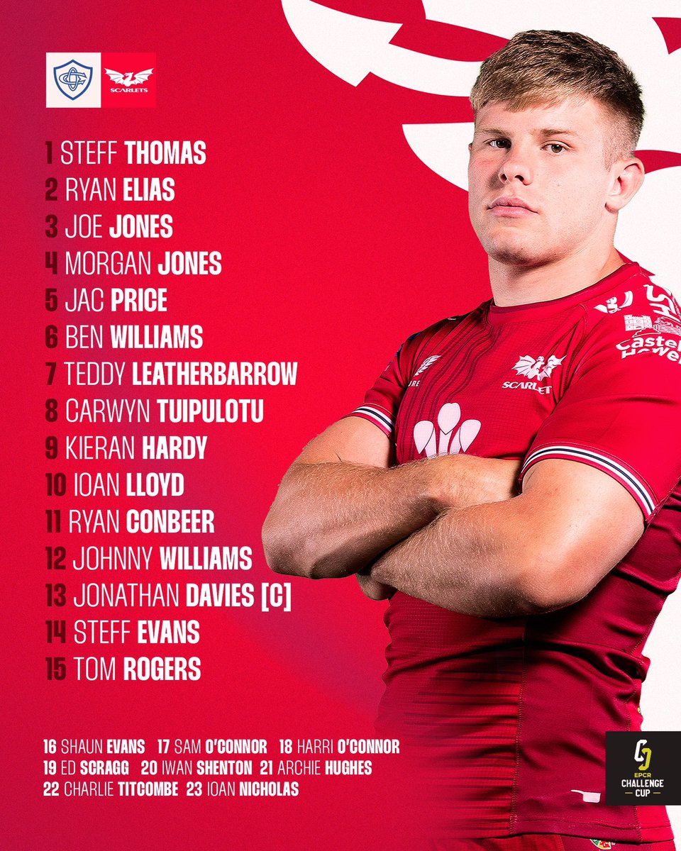 LesCompos's tweet photo. Les compos pour @CastresRugby - @scarlets_rugby !

⏱️ Samedi, 16h15

🏟️ Stade Pierre-Fabre, Castres

#COvSCA #COSCA #ChallengeCupRugby https://t.co/ikTP9FaCpm