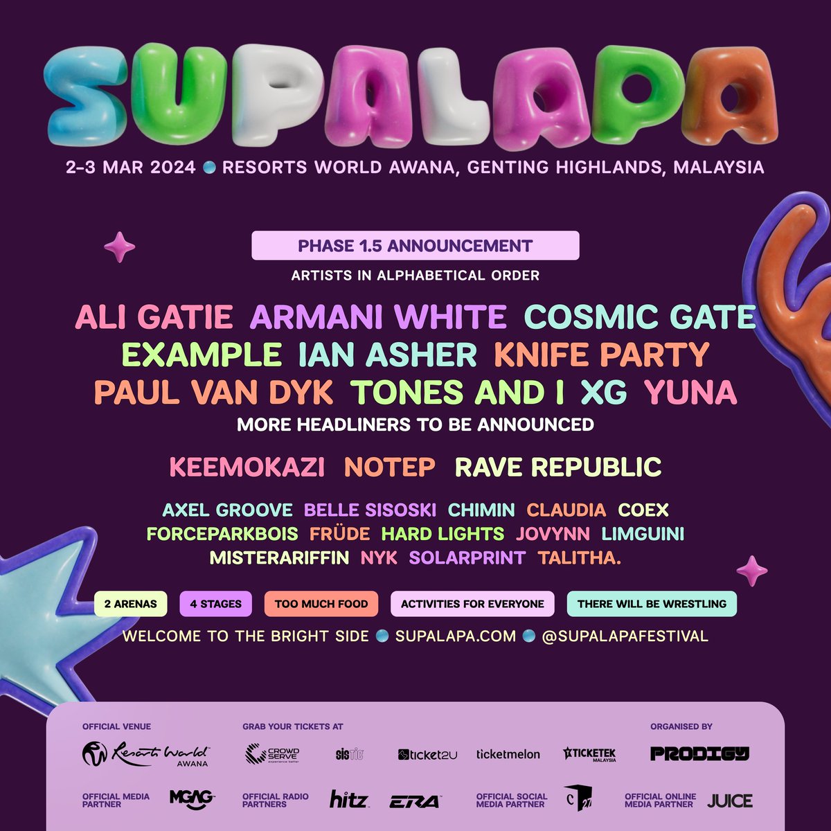 Just dropped the SUPALAPA Phase 1.5 like a Christmas surprise! 🌟 Get ready to sleigh 🛷 SUPALAPA is the gift that keeps on giving and we’re just getting started!😉

Joining us in Phase 1.5 are: @aligatie @XGOfficial_  @yunamusic  @PAULVANDYK  @knifepartyinc and @example 🔥🔥