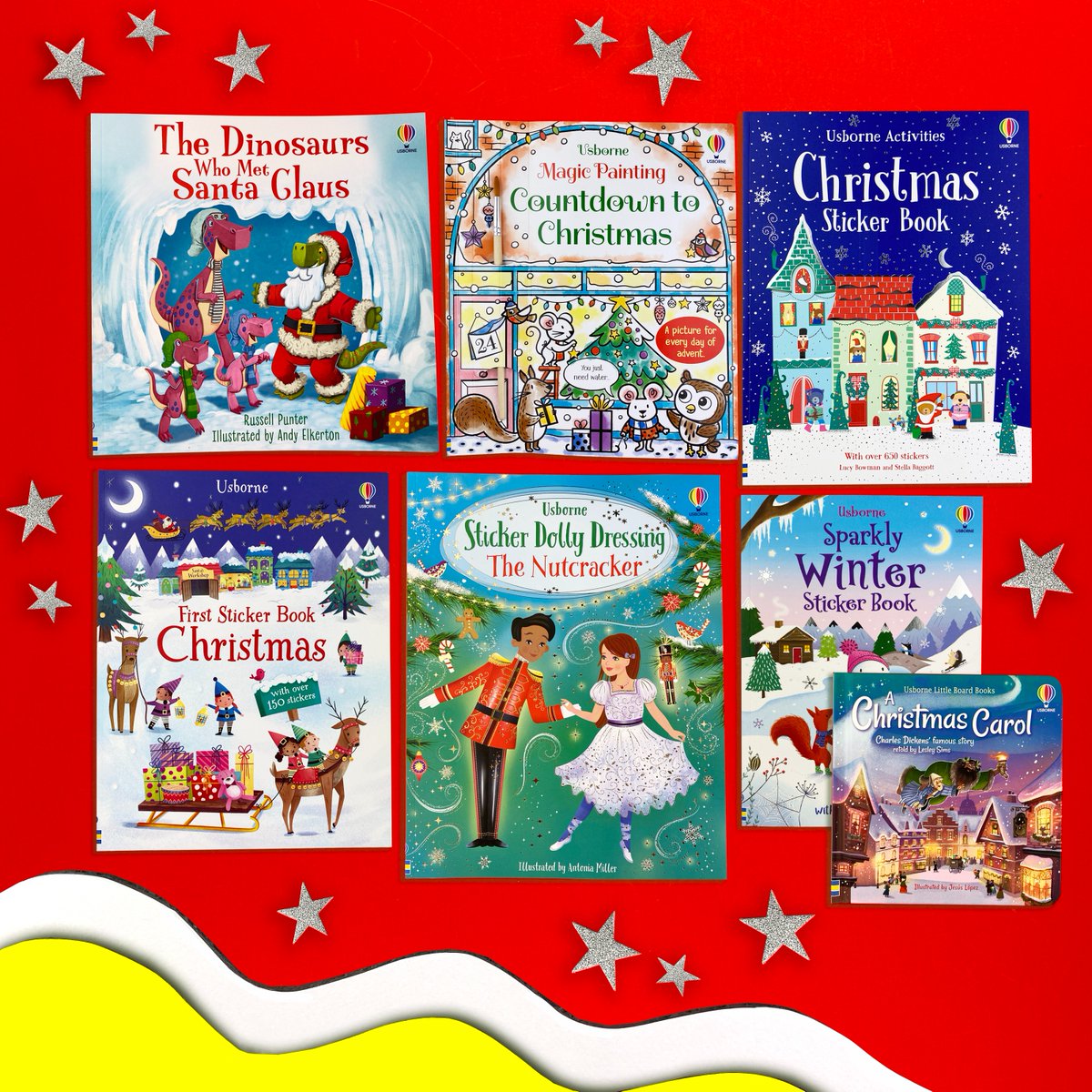 We're celebrating the countdown to Christmas by giving away some of our brilliant books from 2023 🤩🎄

For the chance to WIN a bundle of Usborne Christmas books, follow us and retweet!

Ends 11/12. UK only.