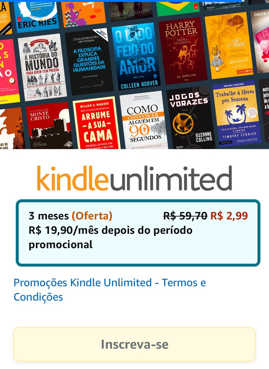 LecoFaria's tweet photo. Pessoal,
Acabei de conseguir 3 meses de KU por 2,99.
Tem gente que conseguiu a 1,99 e gente que conseguiu a 0,00.

Tentem!

👉🏼 https://t.co/1FUTFfSVSS https://t.co/KArU5TD3tp