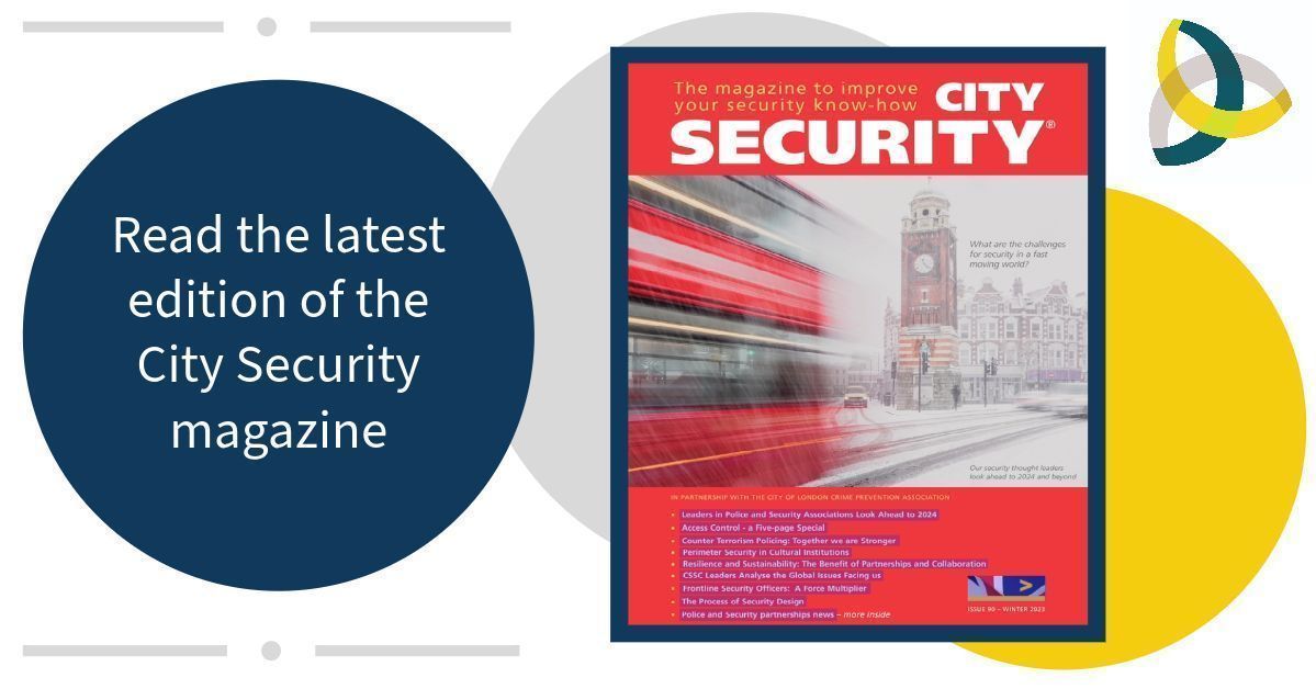 The new winter edition of City Security magazine is now available. 

This edition features Chartered Security Professional Philip Grindell MSyI CSyP and includes City Security Article of the Year 2023 details.

Subscribe here for your FREE copy: buff.ly/48nUTAv
